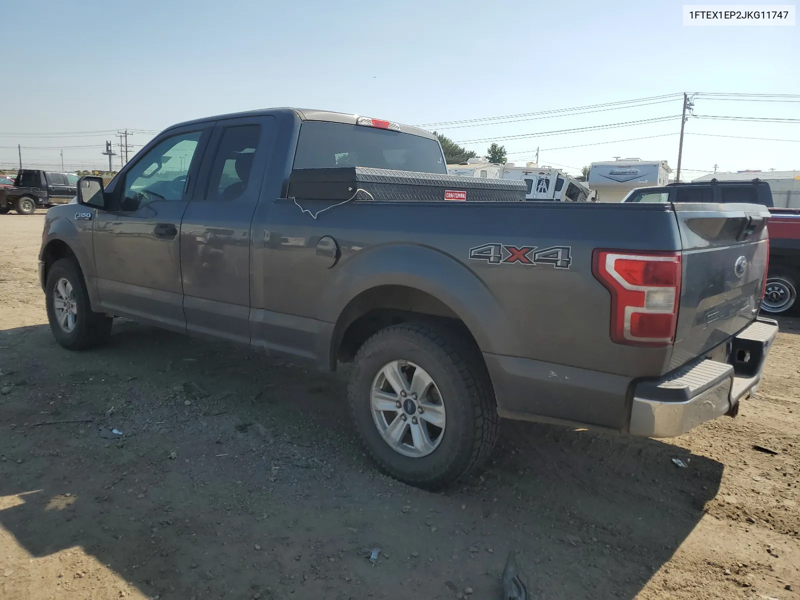 2018 Ford F150 Super Cab VIN: 1FTEX1EP2JKG11747 Lot: 64698284