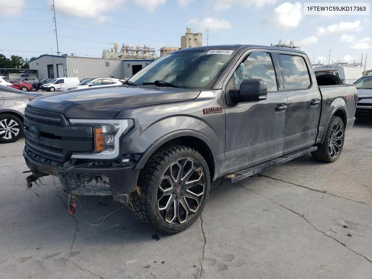 2018 Ford F150 Supercrew VIN: 1FTEW1C59JKD17363 Lot: 65164114