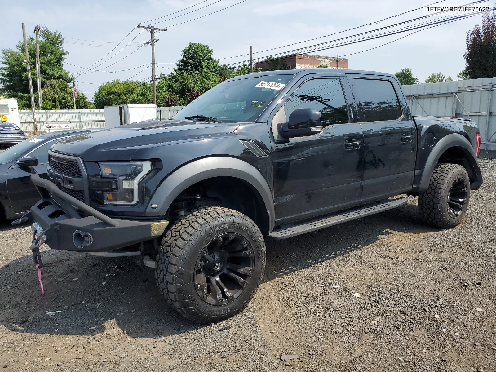 2018 Ford F150 Raptor VIN: 1FTFW1RG7JFE70622 Lot: 65717004