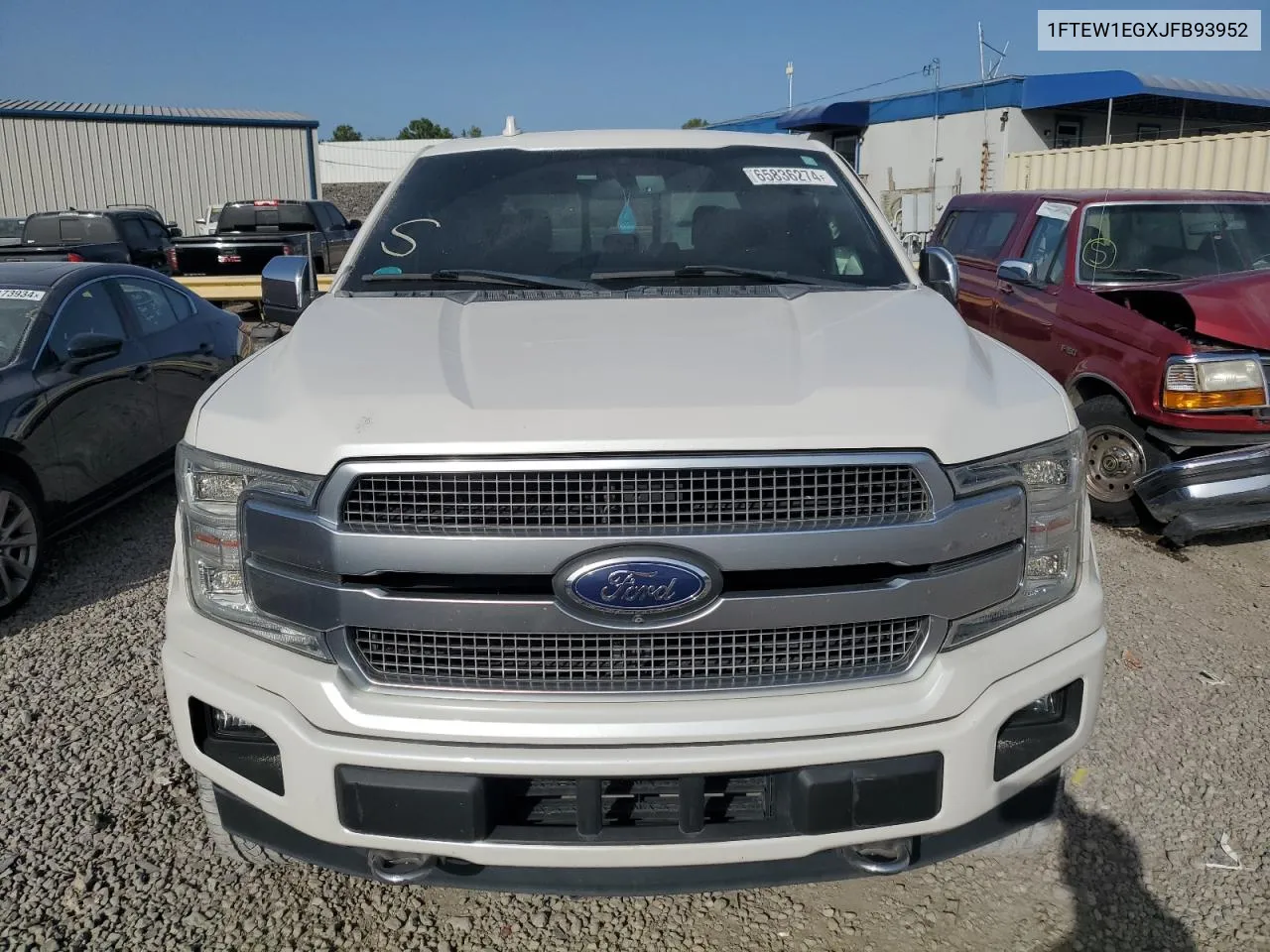 2018 Ford F150 Supercrew VIN: 1FTEW1EGXJFB93952 Lot: 65836274