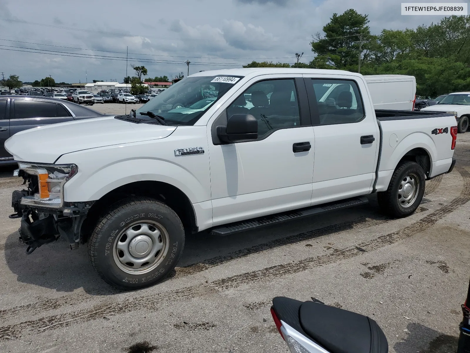 2018 Ford F150 Supercrew VIN: 1FTEW1EP6JFE08839 Lot: 66110994