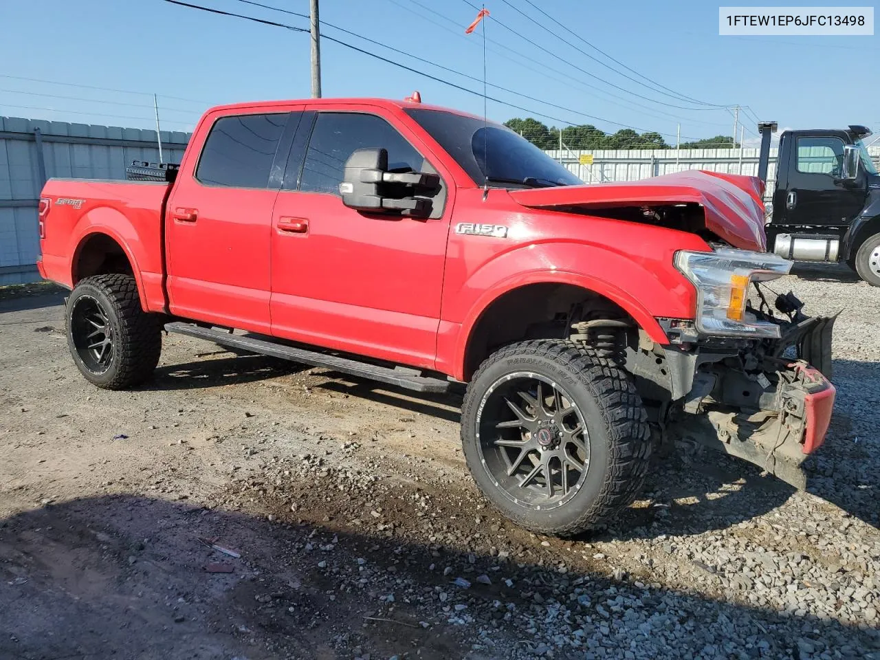 2018 Ford F150 Supercrew VIN: 1FTEW1EP6JFC13498 Lot: 66117364