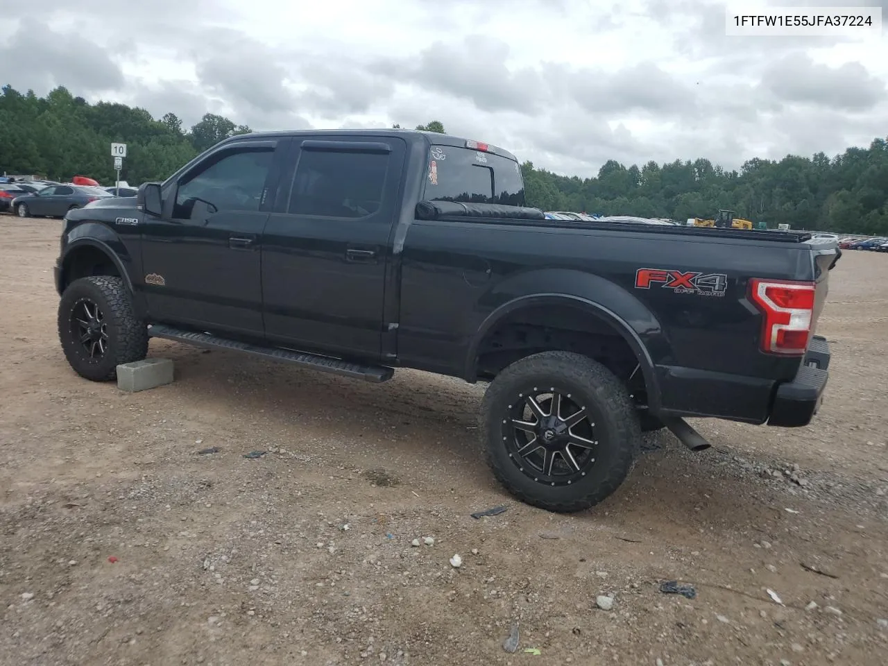 1FTFW1E55JFA37224 2018 Ford F150 Supercrew