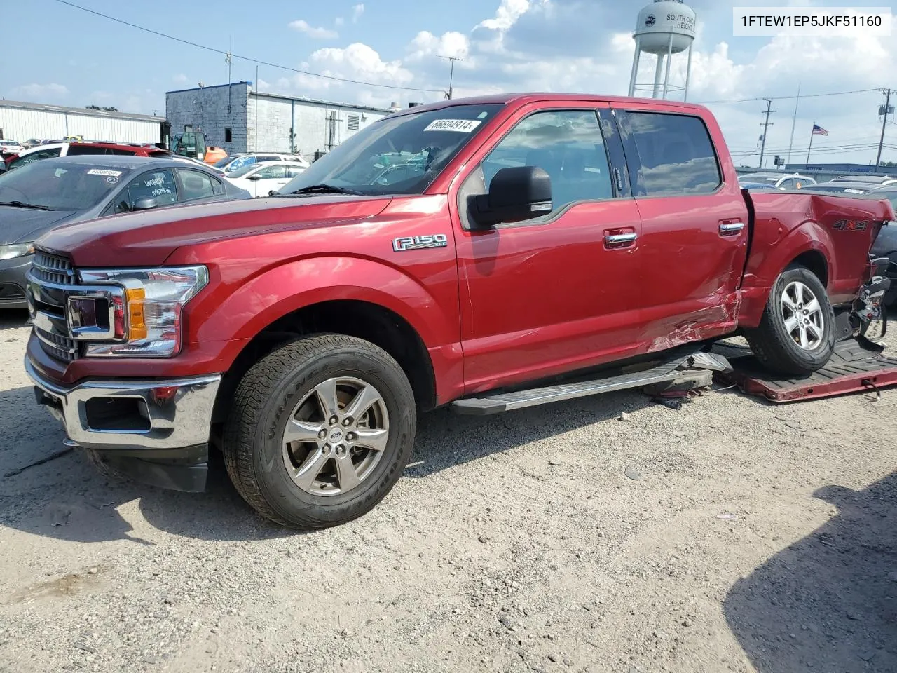 2018 Ford F150 Supercrew VIN: 1FTEW1EP5JKF51160 Lot: 66694914