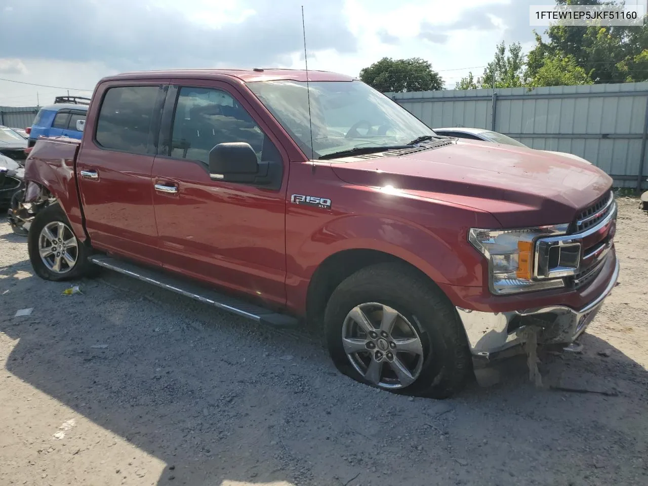 2018 Ford F150 Supercrew VIN: 1FTEW1EP5JKF51160 Lot: 66694914