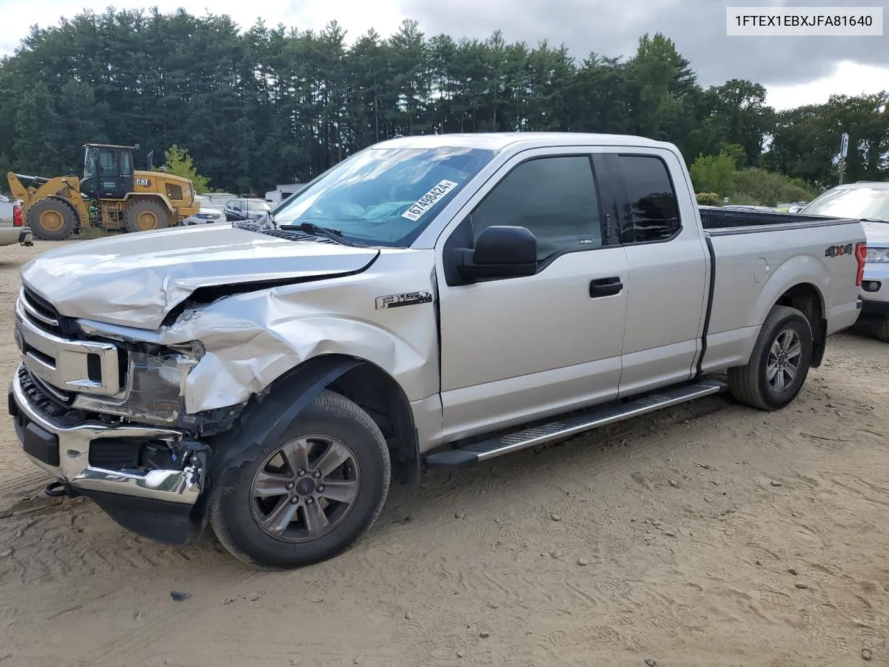 2018 Ford F150 Super Cab VIN: 1FTEX1EBXJFA81640 Lot: 67498424