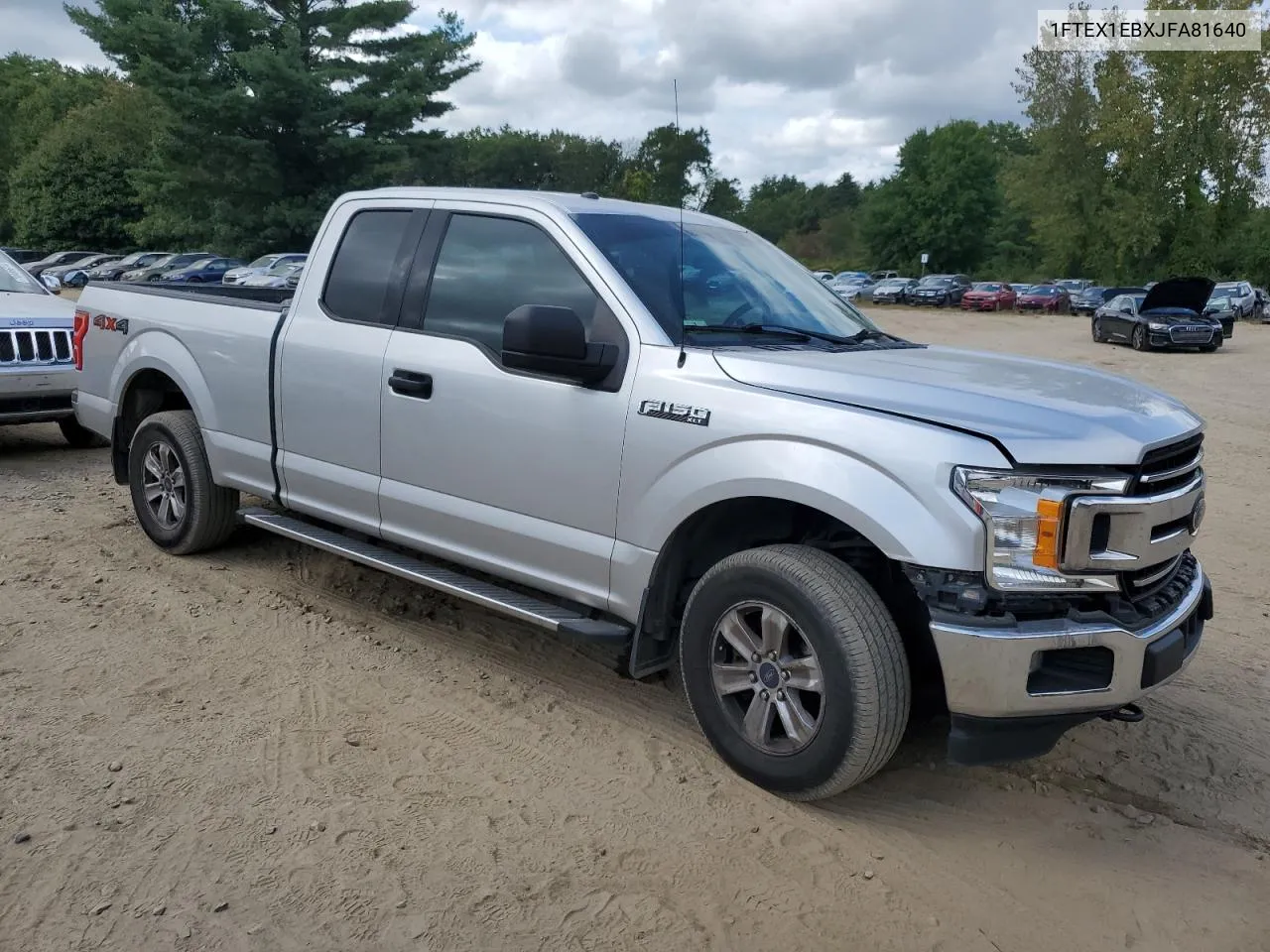 2018 Ford F150 Super Cab VIN: 1FTEX1EBXJFA81640 Lot: 67498424