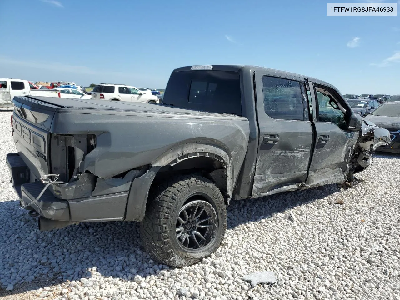 2018 Ford F150 Raptor VIN: 1FTFW1RG8JFA46933 Lot: 67579464