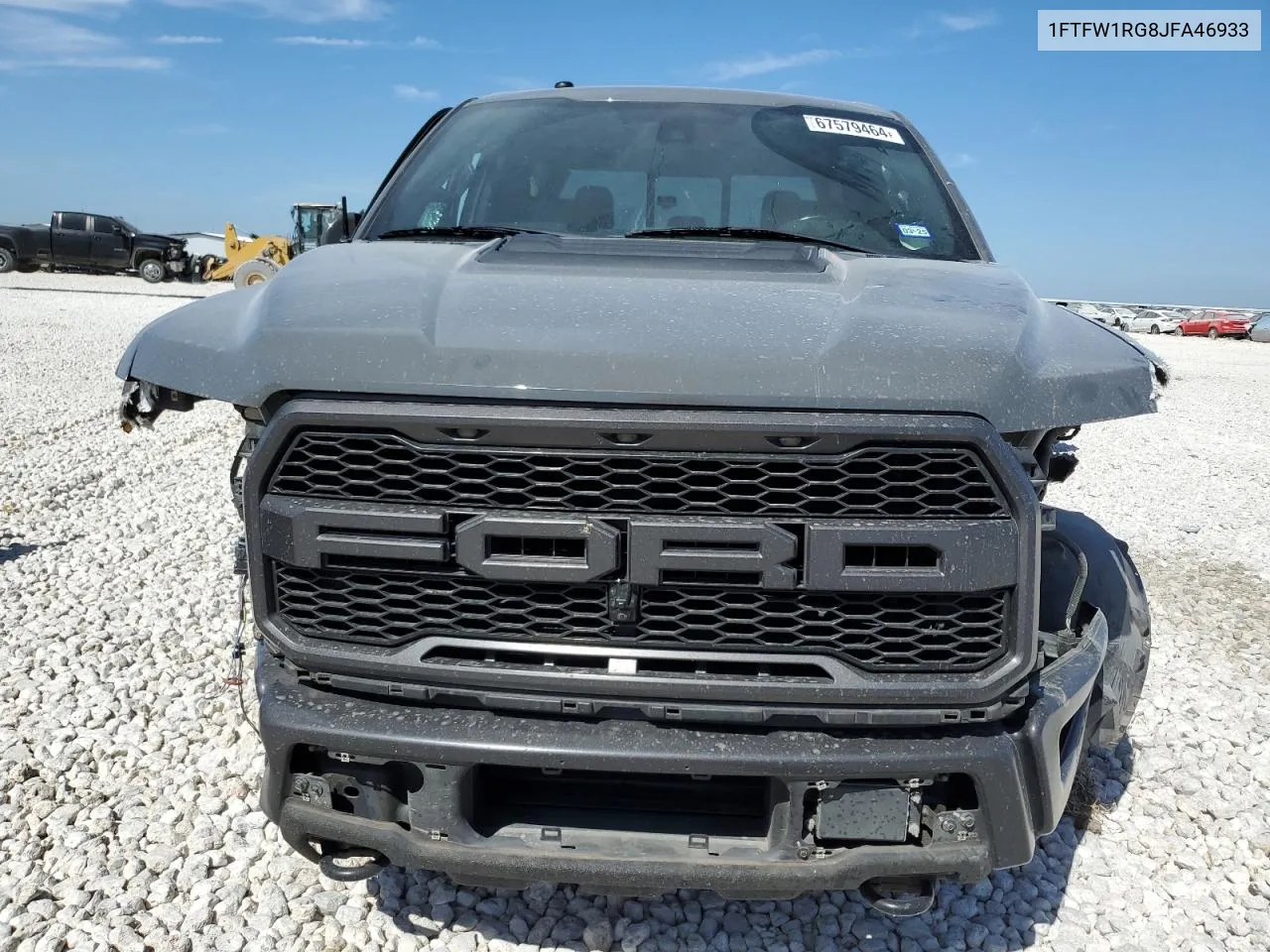 2018 Ford F150 Raptor VIN: 1FTFW1RG8JFA46933 Lot: 67579464