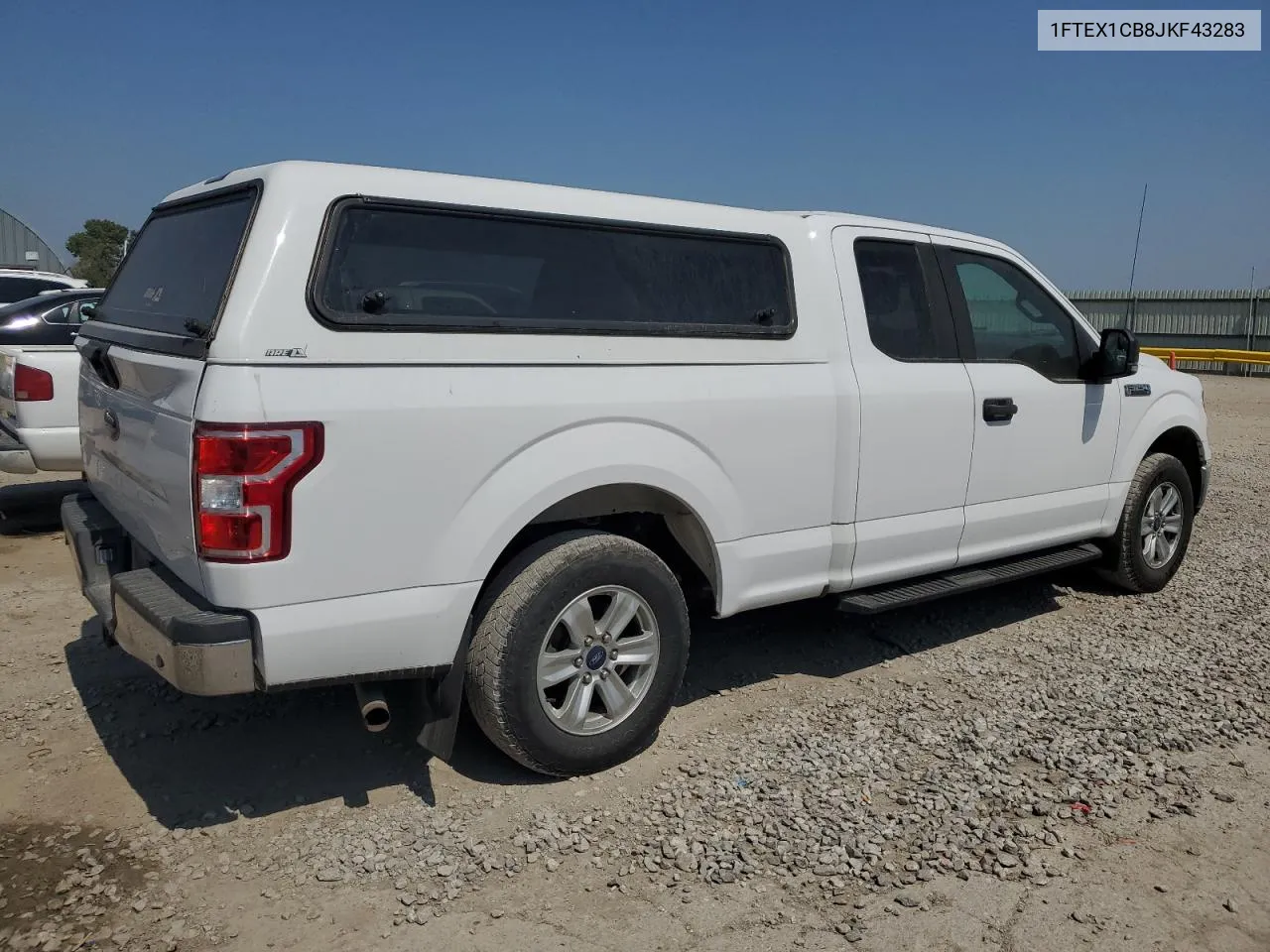 2018 Ford F150 Super Cab VIN: 1FTEX1CB8JKF43283 Lot: 67650394