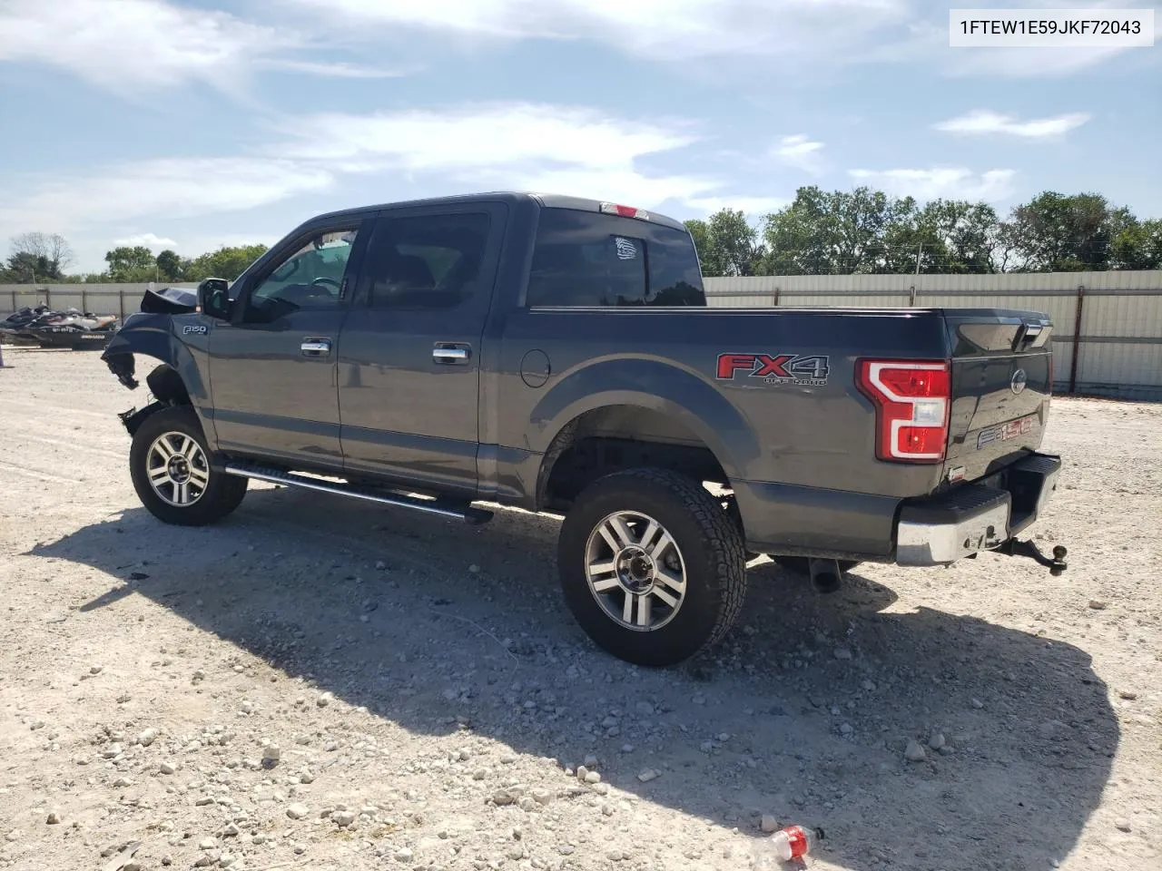 2018 Ford F150 Supercrew VIN: 1FTEW1E59JKF72043 Lot: 67662154