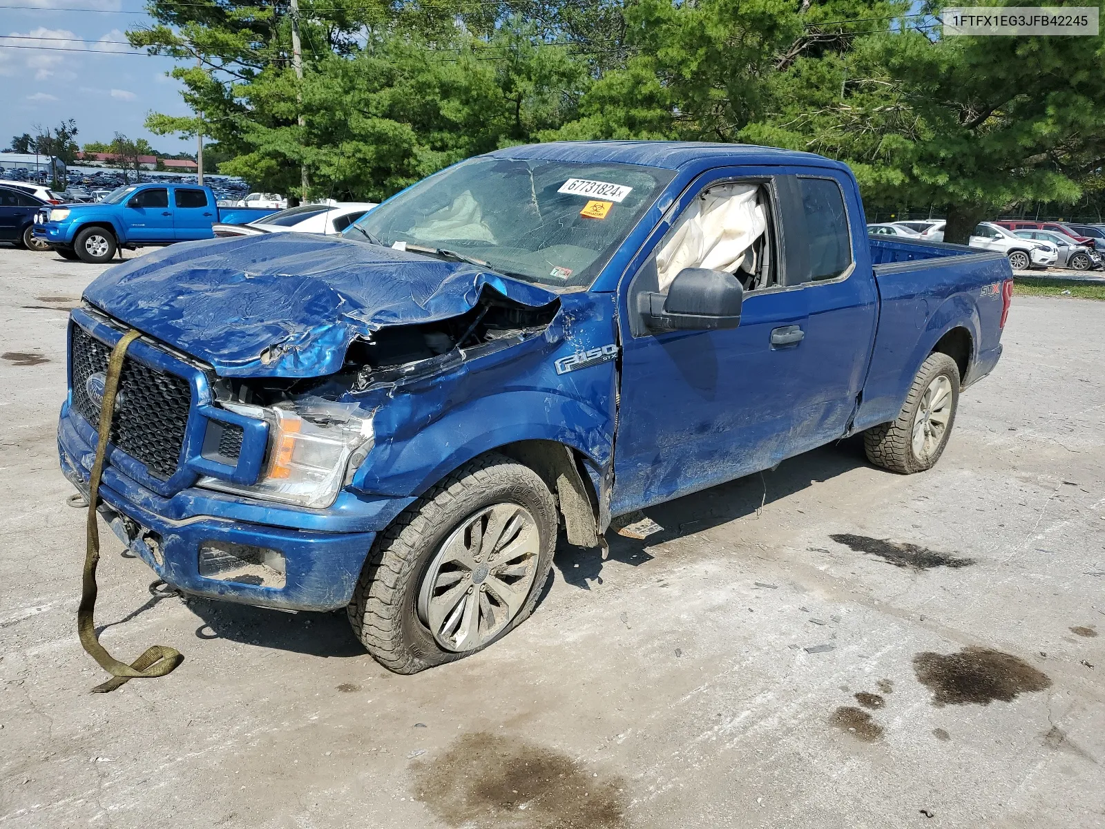 1FTFX1EG3JFB42245 2018 Ford F150 Super Cab