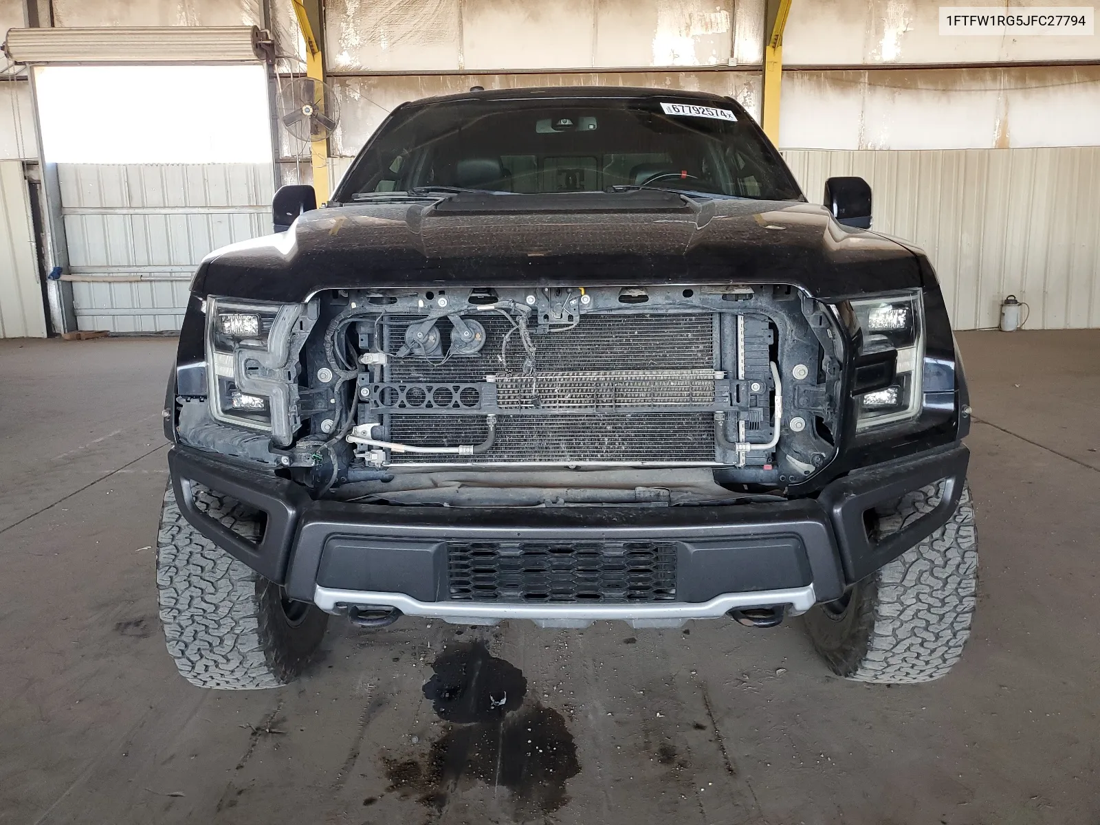 2018 Ford F150 Raptor VIN: 1FTFW1RG5JFC27794 Lot: 67792574