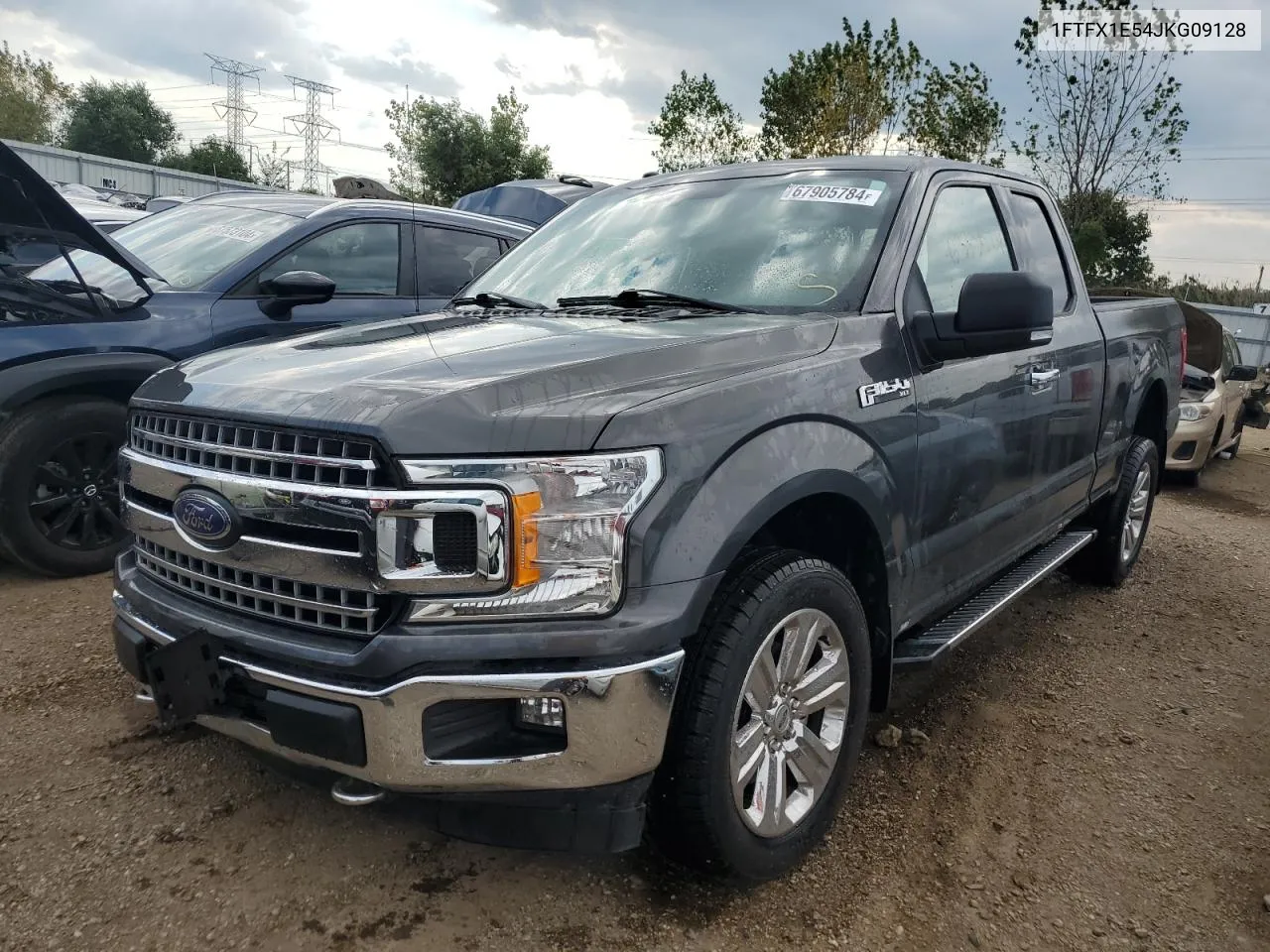 2018 Ford F150 Super Cab VIN: 1FTFX1E54JKG09128 Lot: 67905784