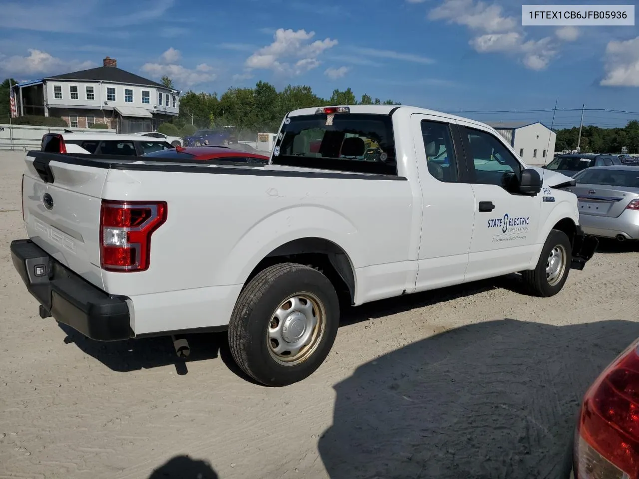 1FTEX1CB6JFB05936 2018 Ford F150 Super Cab