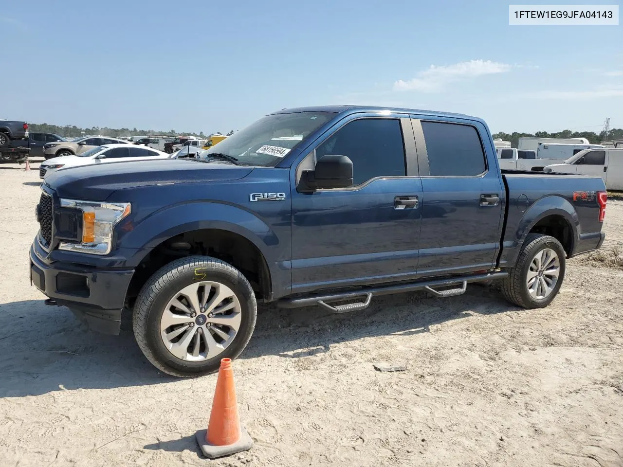 2018 Ford F150 Supercrew VIN: 1FTEW1EG9JFA04143 Lot: 68156594