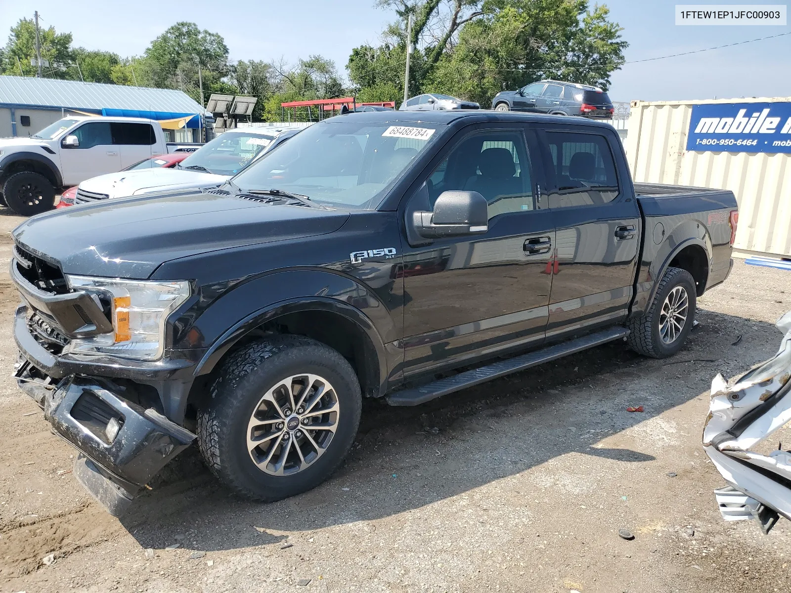 2018 Ford F150 Supercrew VIN: 1FTEW1EP1JFC00903 Lot: 68488784