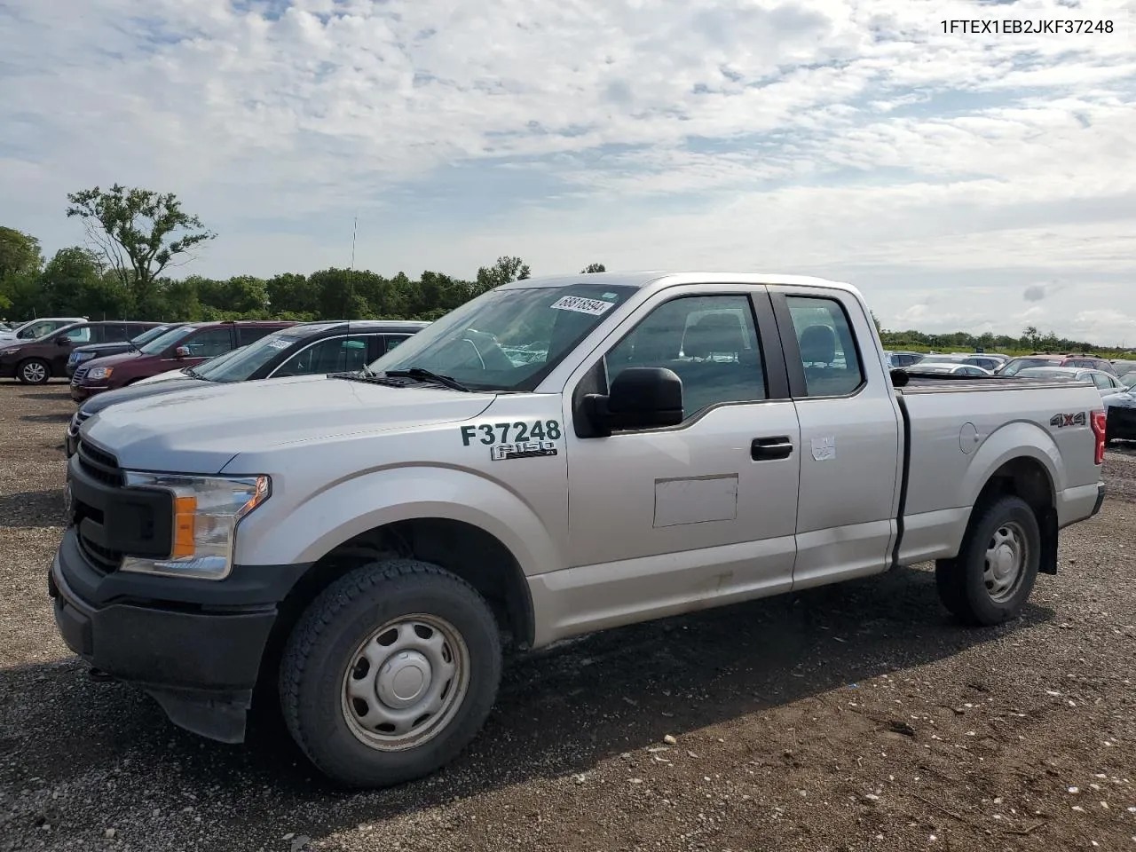 1FTEX1EB2JKF37248 2018 Ford F150 Super Cab