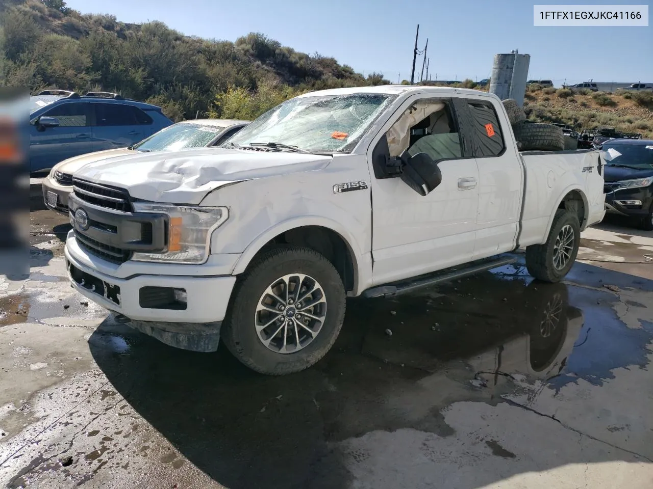 2018 Ford F150 Super Cab VIN: 1FTFX1EGXJKC41166 Lot: 69044374