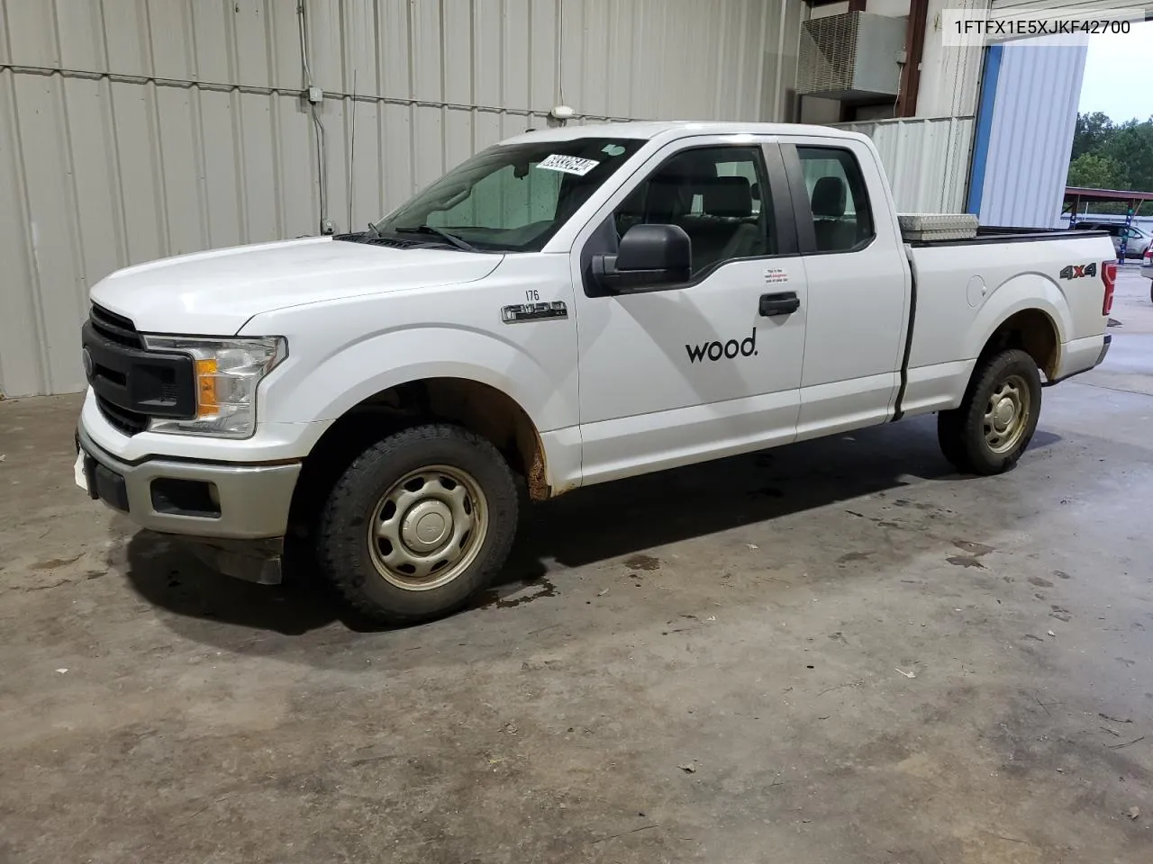 1FTFX1E5XJKF42700 2018 Ford F150 Super Cab