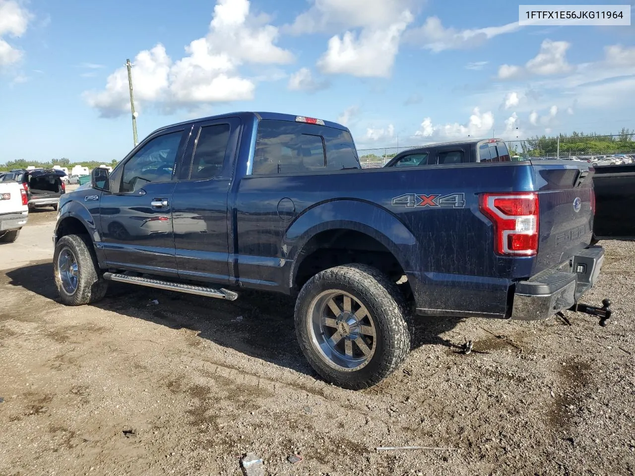 2018 Ford F150 Super Cab VIN: 1FTFX1E56JKG11964 Lot: 69485244