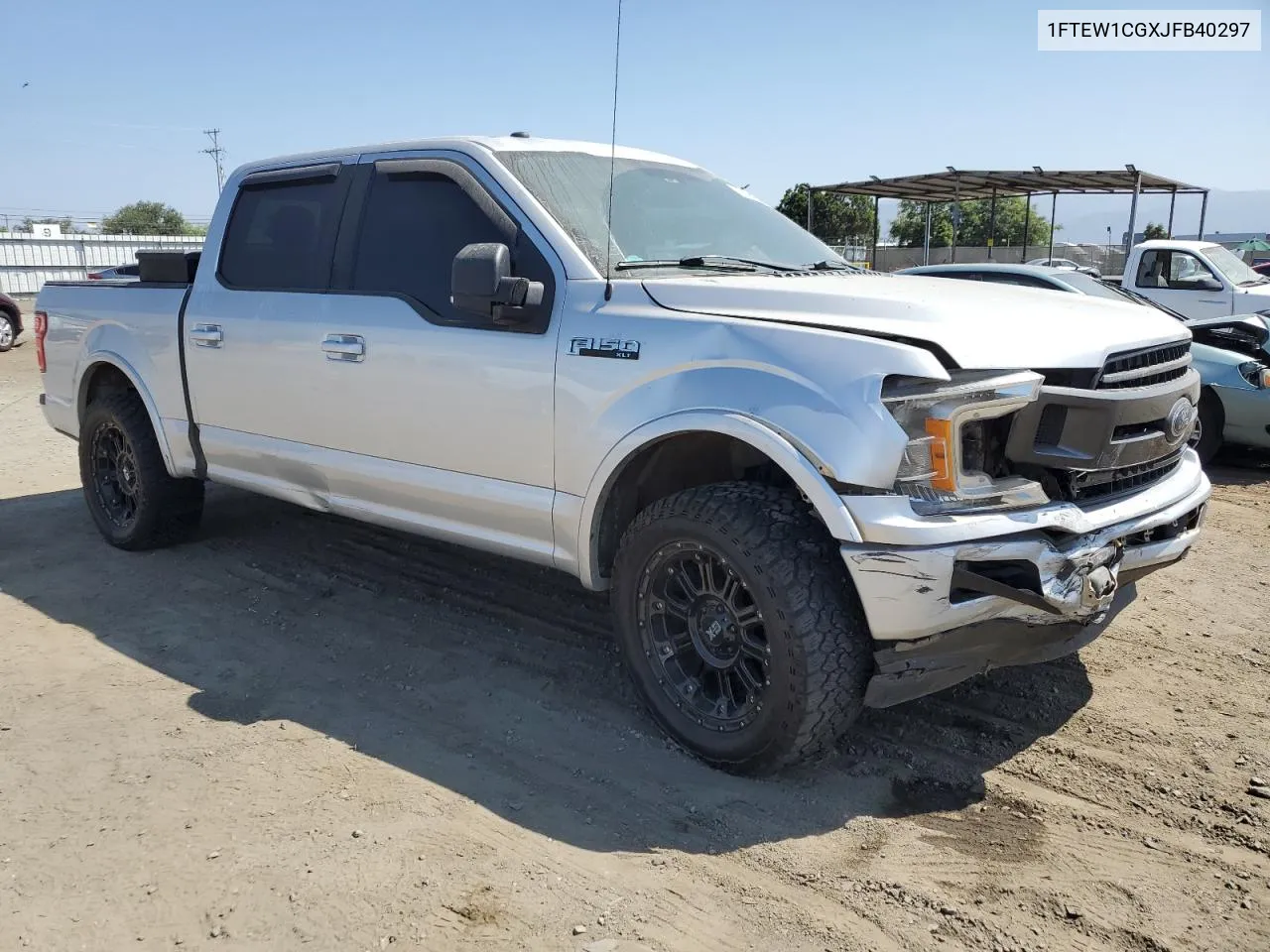 2018 Ford F150 Supercrew VIN: 1FTEW1CGXJFB40297 Lot: 69642404