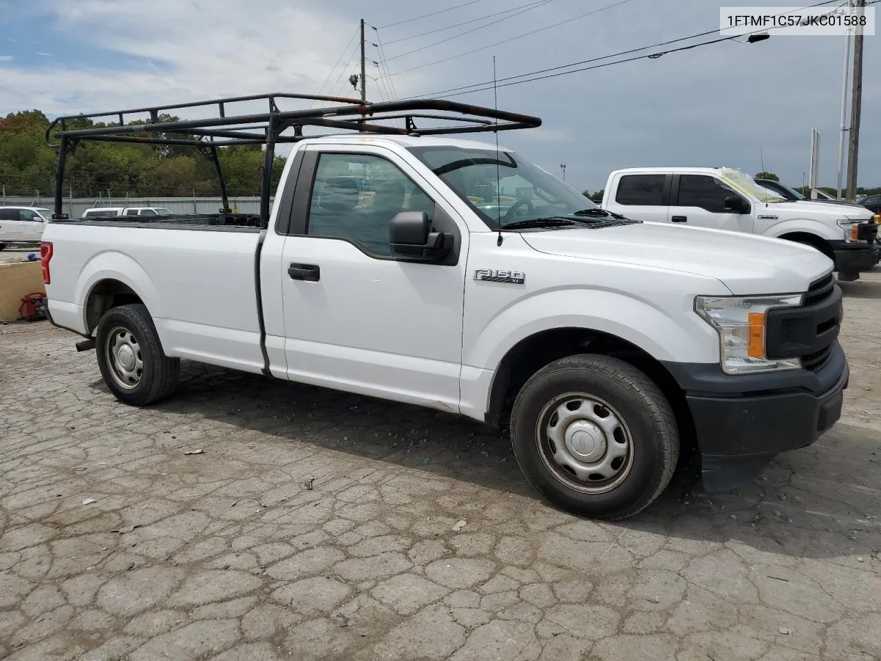 2018 Ford F150 VIN: 1FTMF1C57JKC01588 Lot: 69689814