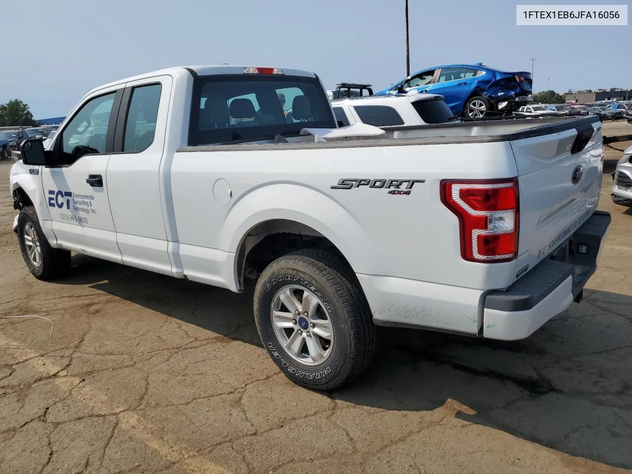 2018 Ford F150 Super Cab VIN: 1FTEX1EB6JFA16056 Lot: 69736074