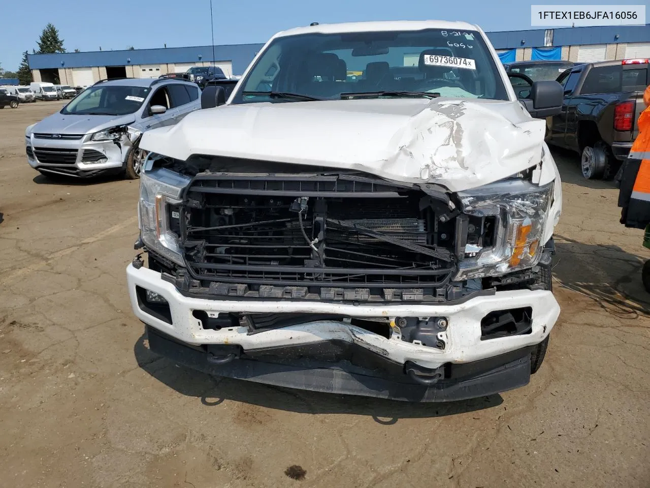 1FTEX1EB6JFA16056 2018 Ford F150 Super Cab