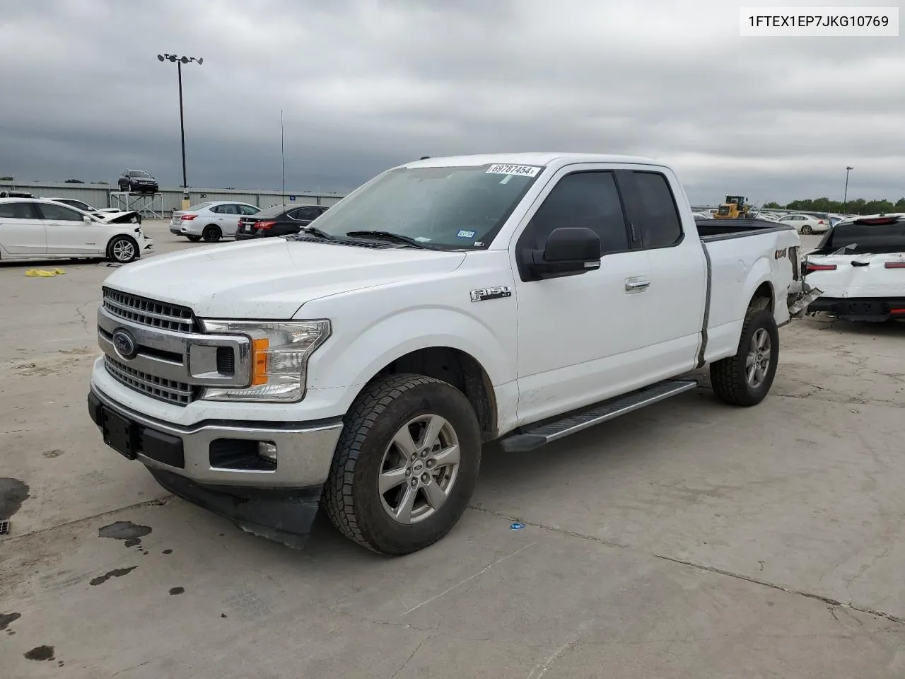 2018 Ford F150 Super Cab VIN: 1FTEX1EP7JKG10769 Lot: 69787454