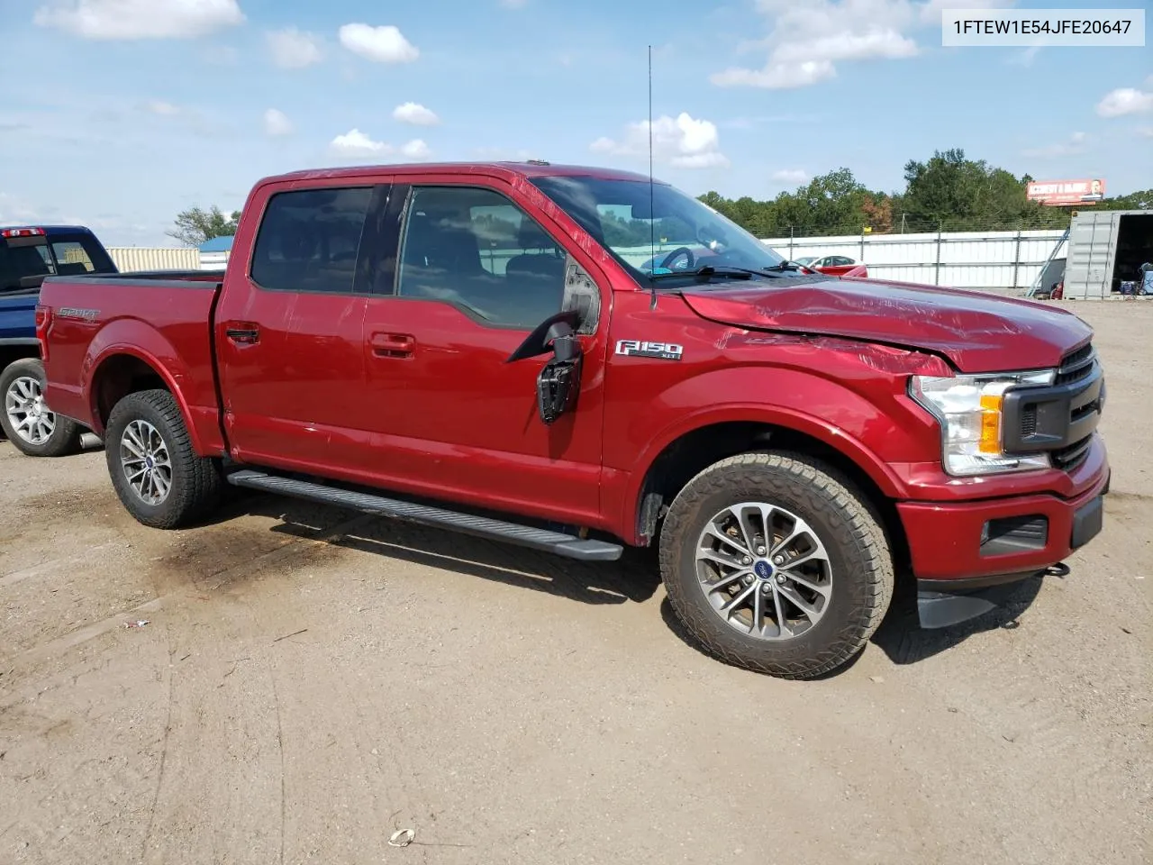 2018 Ford F150 Supercrew VIN: 1FTEW1E54JFE20647 Lot: 69803644