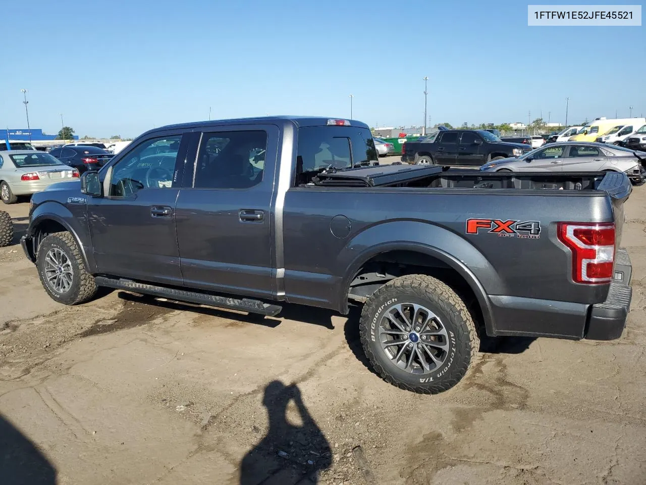 2018 Ford F150 Supercrew VIN: 1FTFW1E52JFE45521 Lot: 69823584