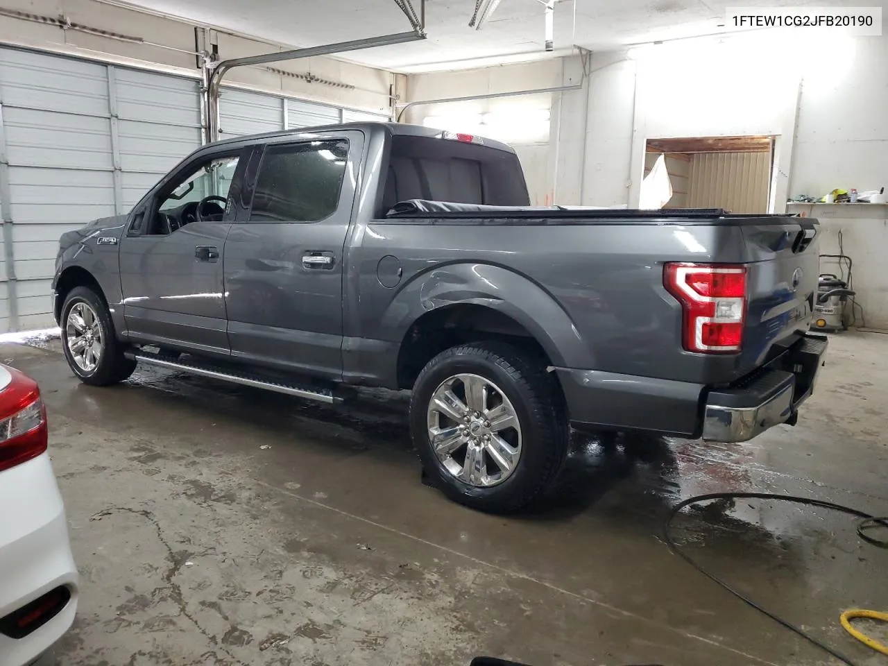 1FTEW1CG2JFB20190 2018 Ford F150 Supercrew