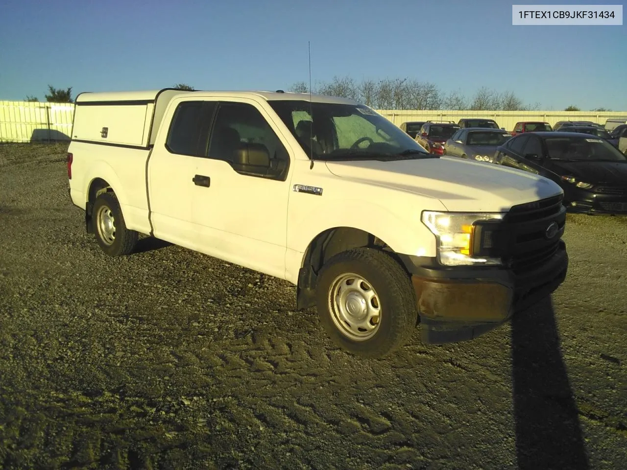 2018 Ford F150 Super Cab VIN: 1FTEX1CB9JKF31434 Lot: 70014774