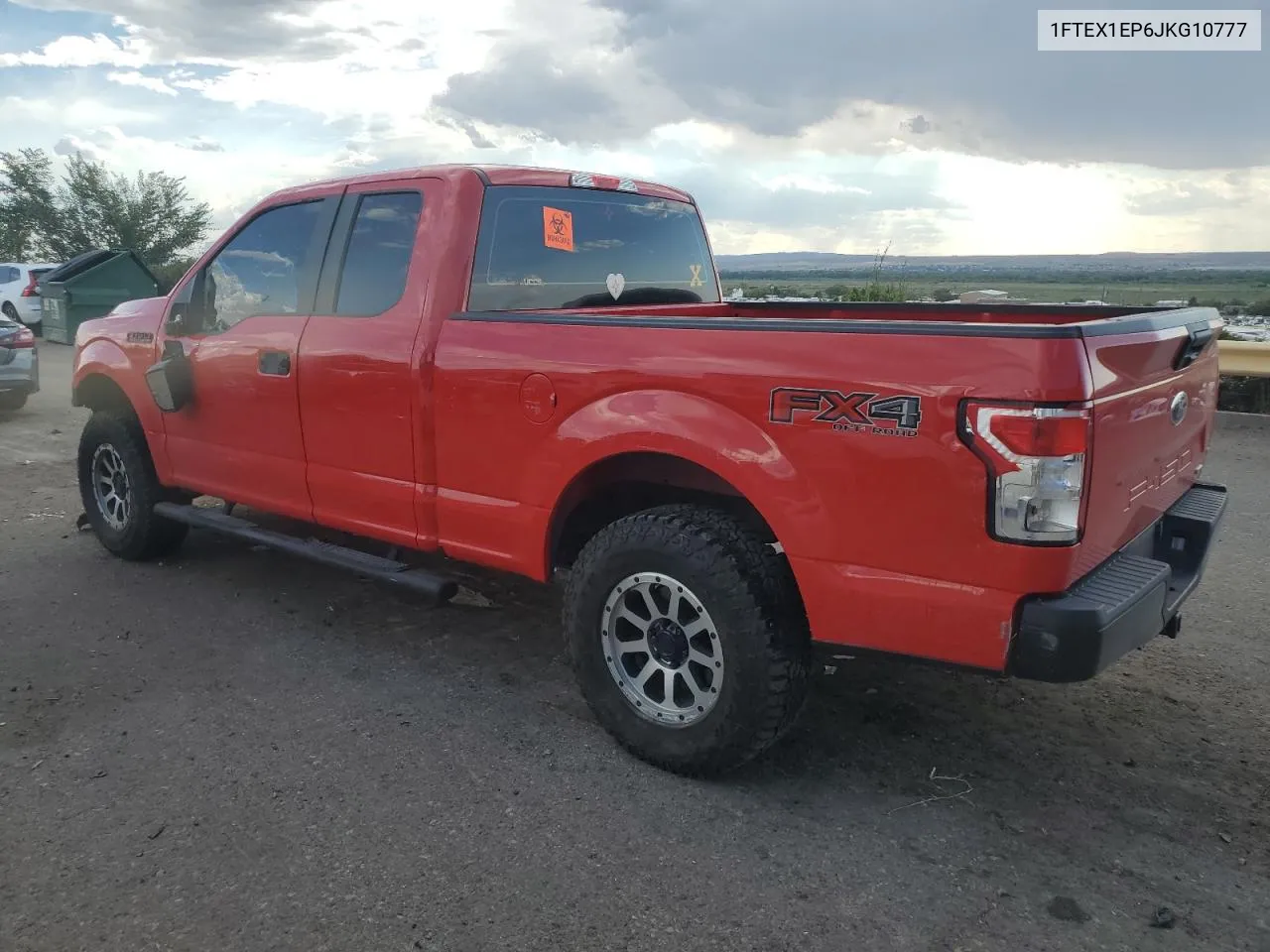 2018 Ford F150 Super Cab VIN: 1FTEX1EP6JKG10777 Lot: 70132004