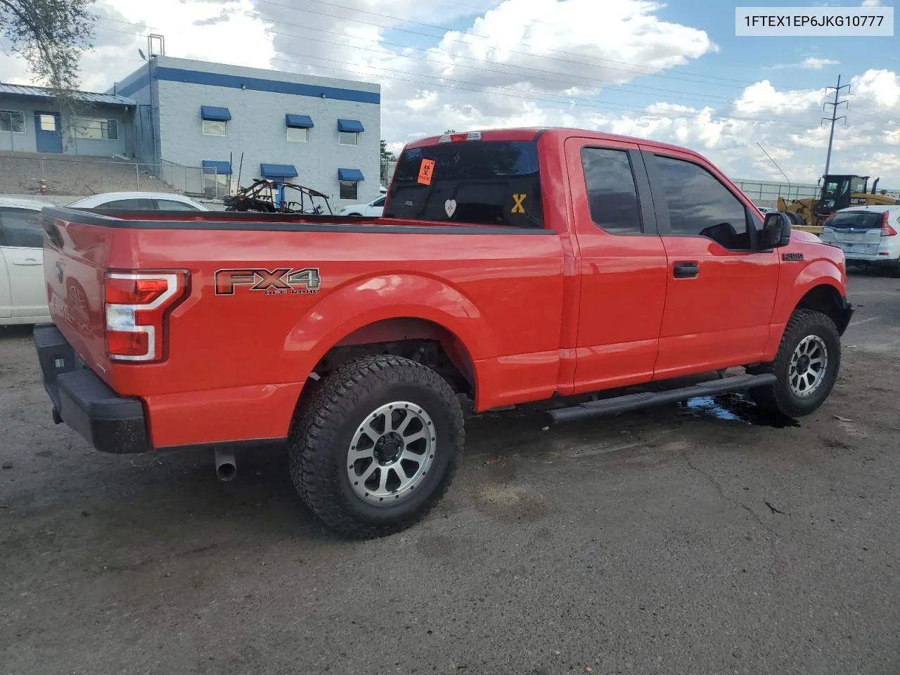 2018 Ford F150 Super Cab VIN: 1FTEX1EP6JKG10777 Lot: 70132004