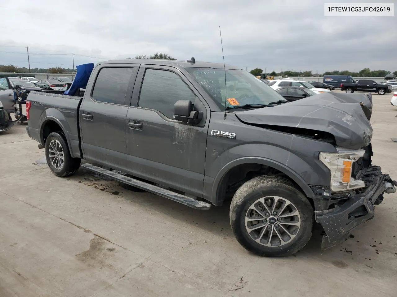 2018 Ford F150 Supercrew VIN: 1FTEW1C53JFC42619 Lot: 70323314