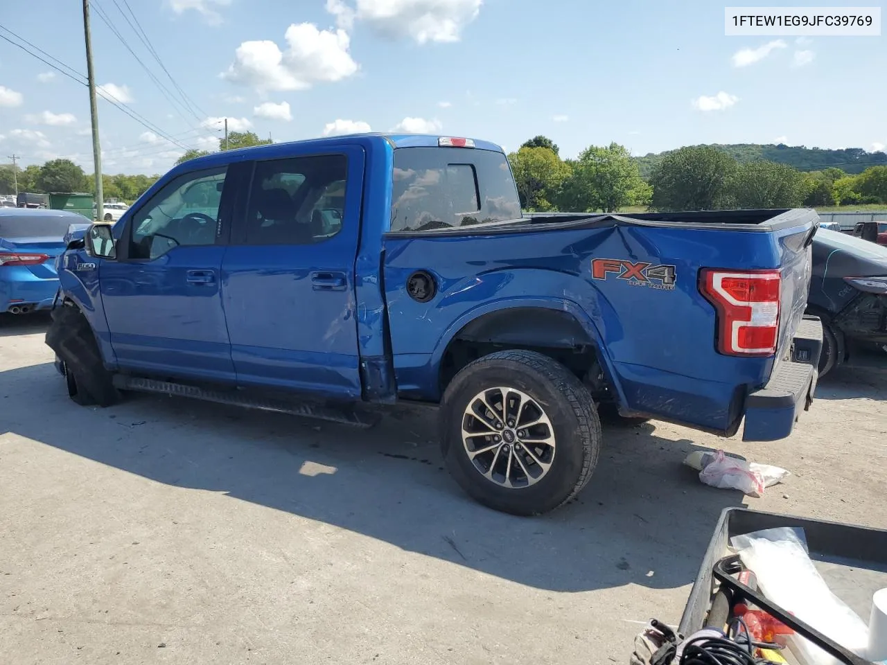 2018 Ford F150 Supercrew VIN: 1FTEW1EG9JFC39769 Lot: 70376504