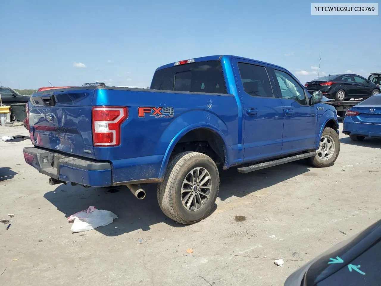 2018 Ford F150 Supercrew VIN: 1FTEW1EG9JFC39769 Lot: 70376504