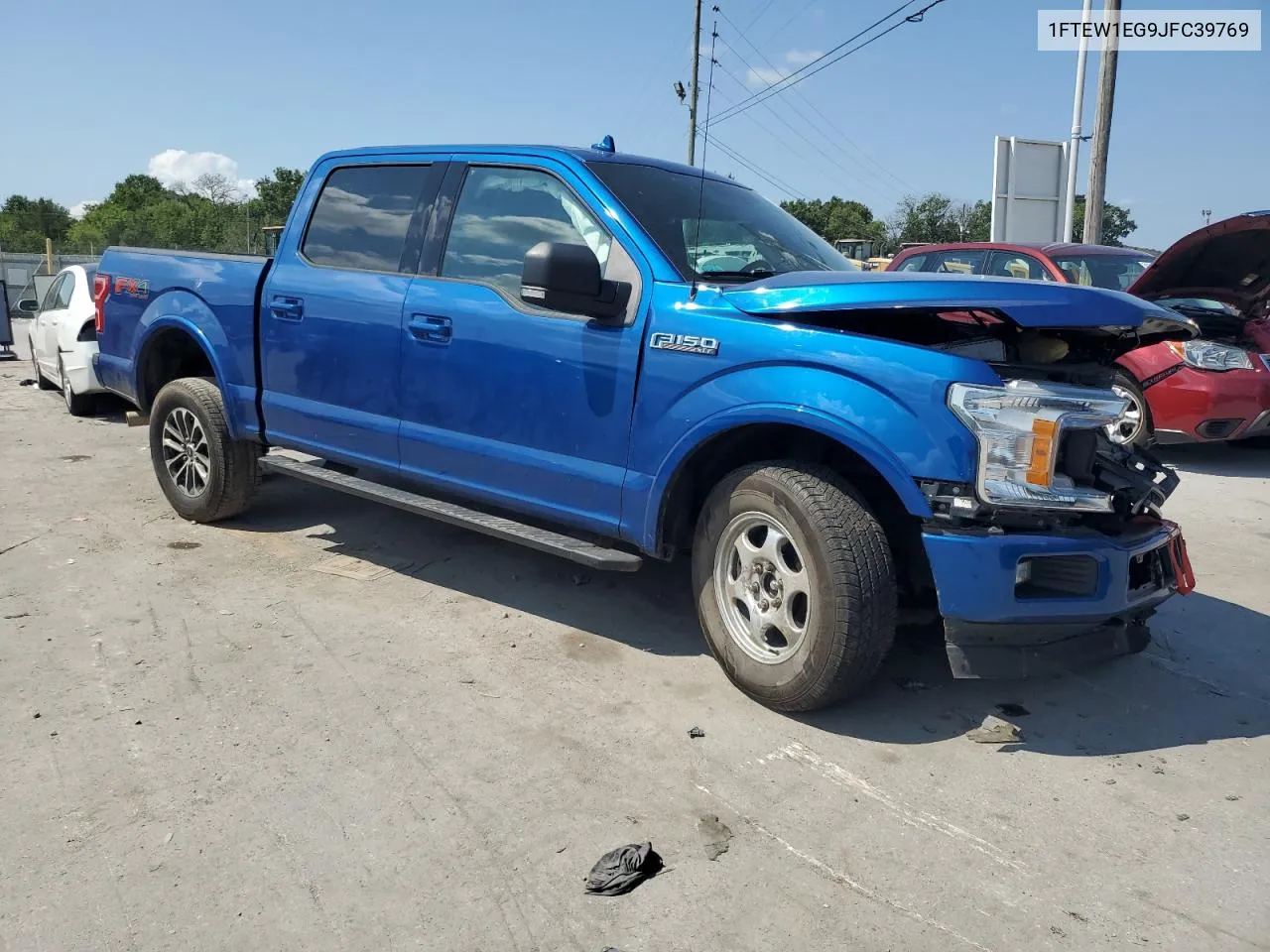 2018 Ford F150 Supercrew VIN: 1FTEW1EG9JFC39769 Lot: 70376504