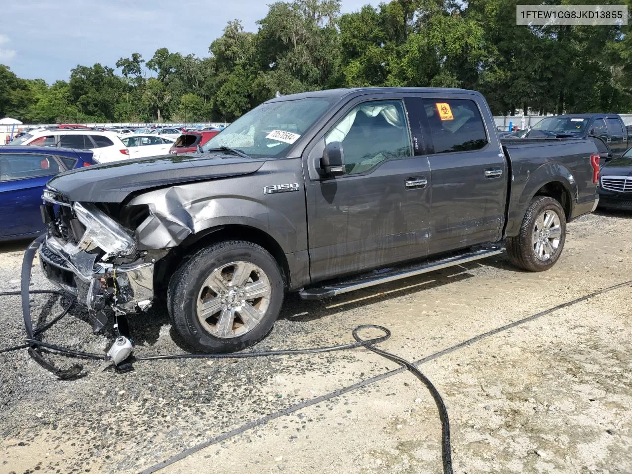 2018 Ford F150 Supercrew VIN: 1FTEW1CG8JKD13855 Lot: 70570584