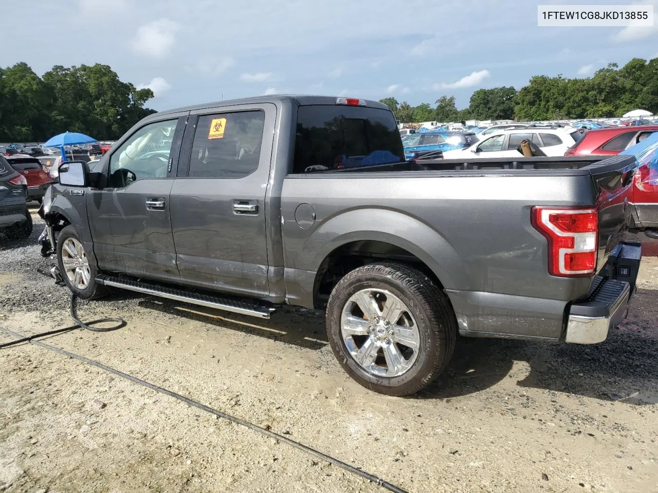 2018 Ford F150 Supercrew VIN: 1FTEW1CG8JKD13855 Lot: 70570584