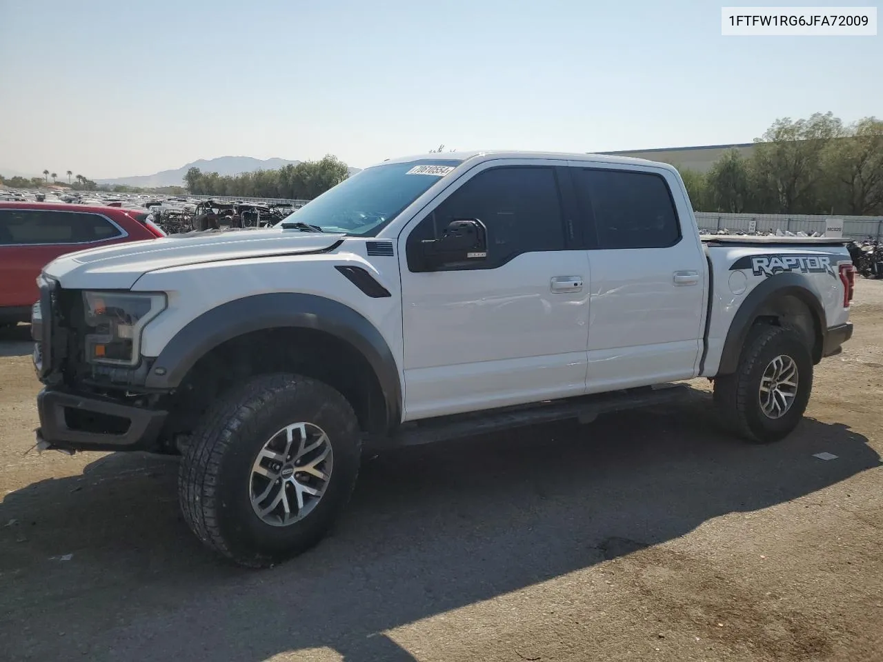 2018 Ford F150 Raptor VIN: 1FTFW1RG6JFA72009 Lot: 70610554