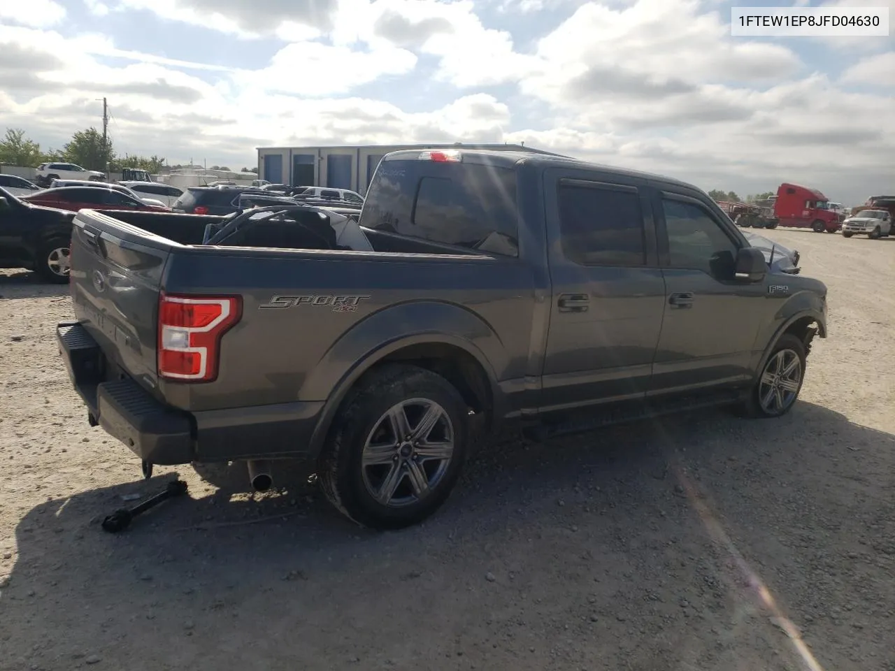 2018 Ford F150 Supercrew VIN: 1FTEW1EP8JFD04630 Lot: 70660974