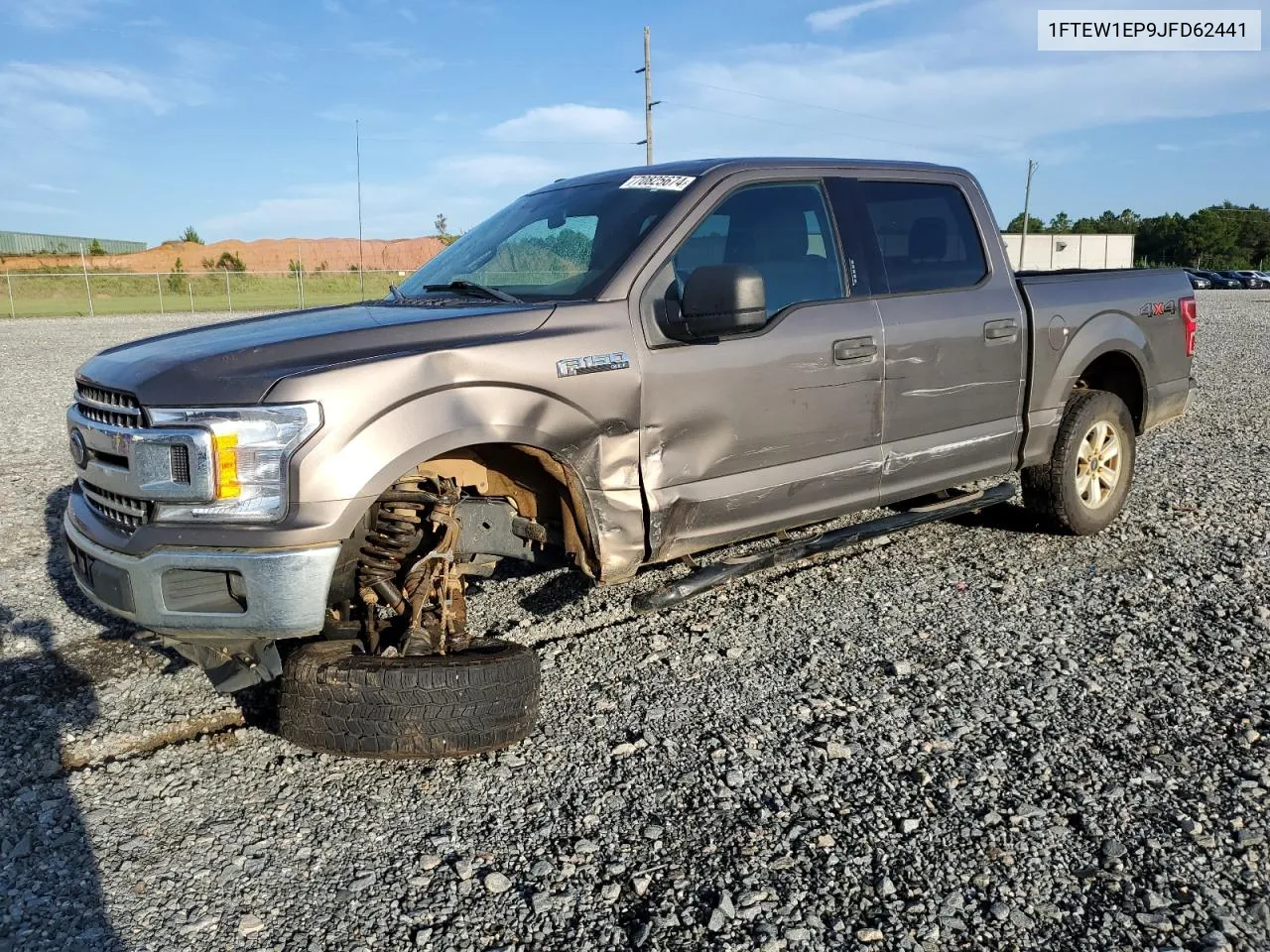 2018 Ford F150 Supercrew VIN: 1FTEW1EP9JFD62441 Lot: 70825674