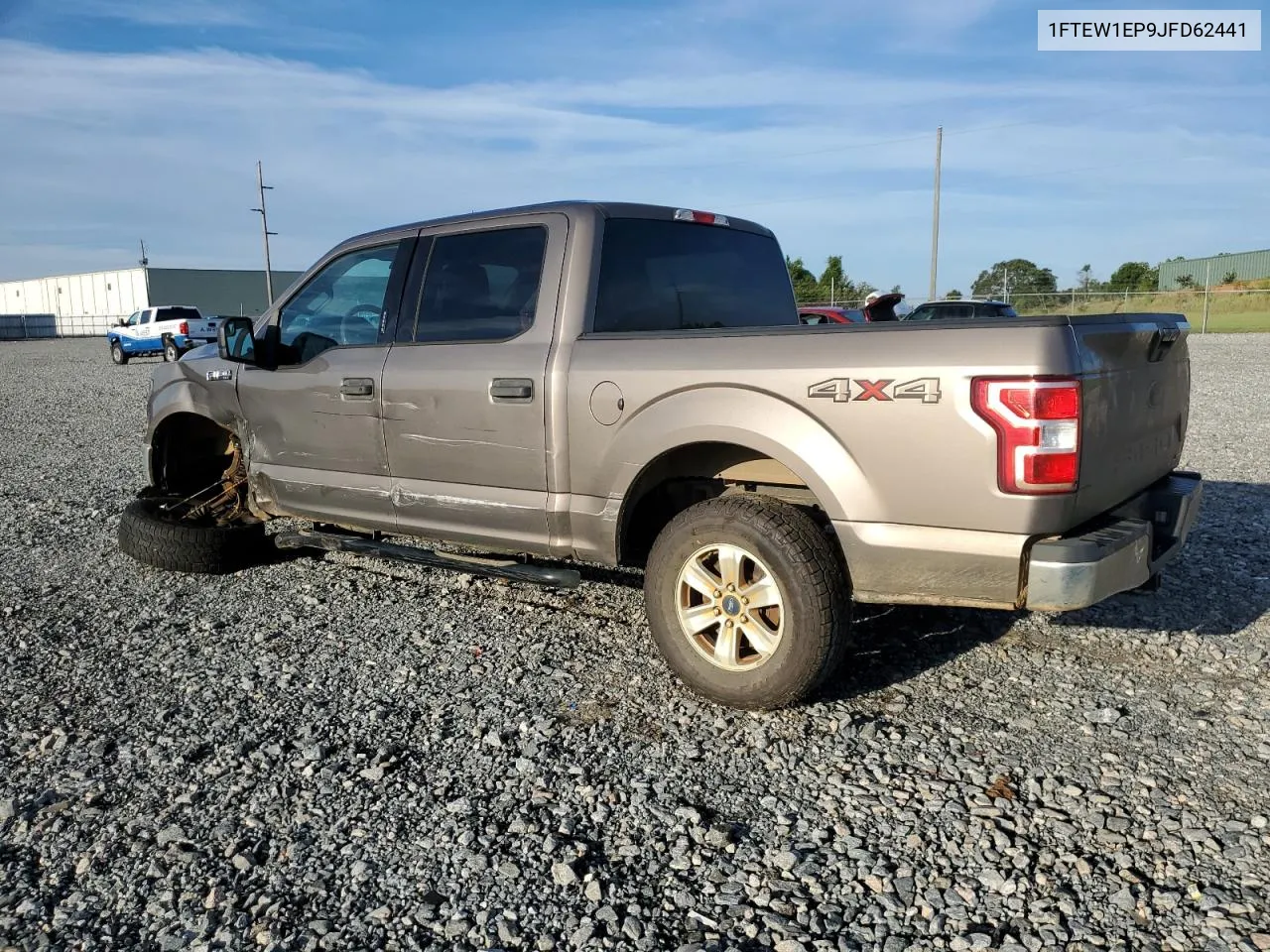 2018 Ford F150 Supercrew VIN: 1FTEW1EP9JFD62441 Lot: 70825674