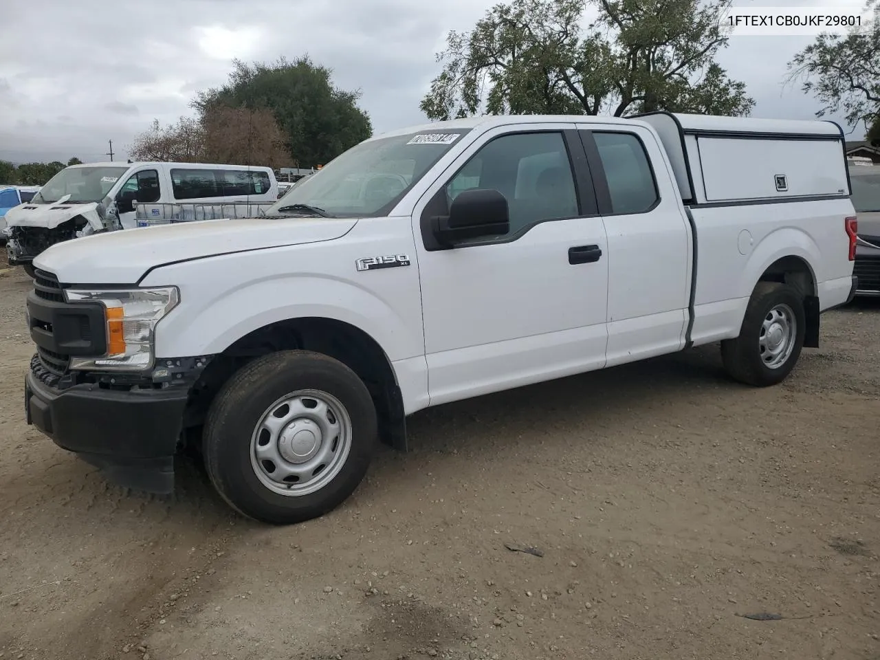 2018 Ford F150 Super Cab VIN: 1FTEX1CB0JKF29801 Lot: 70850814