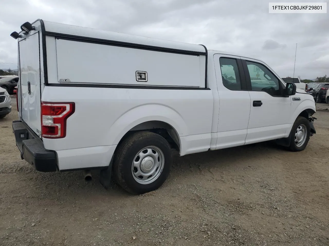 2018 Ford F150 Super Cab VIN: 1FTEX1CB0JKF29801 Lot: 70850814