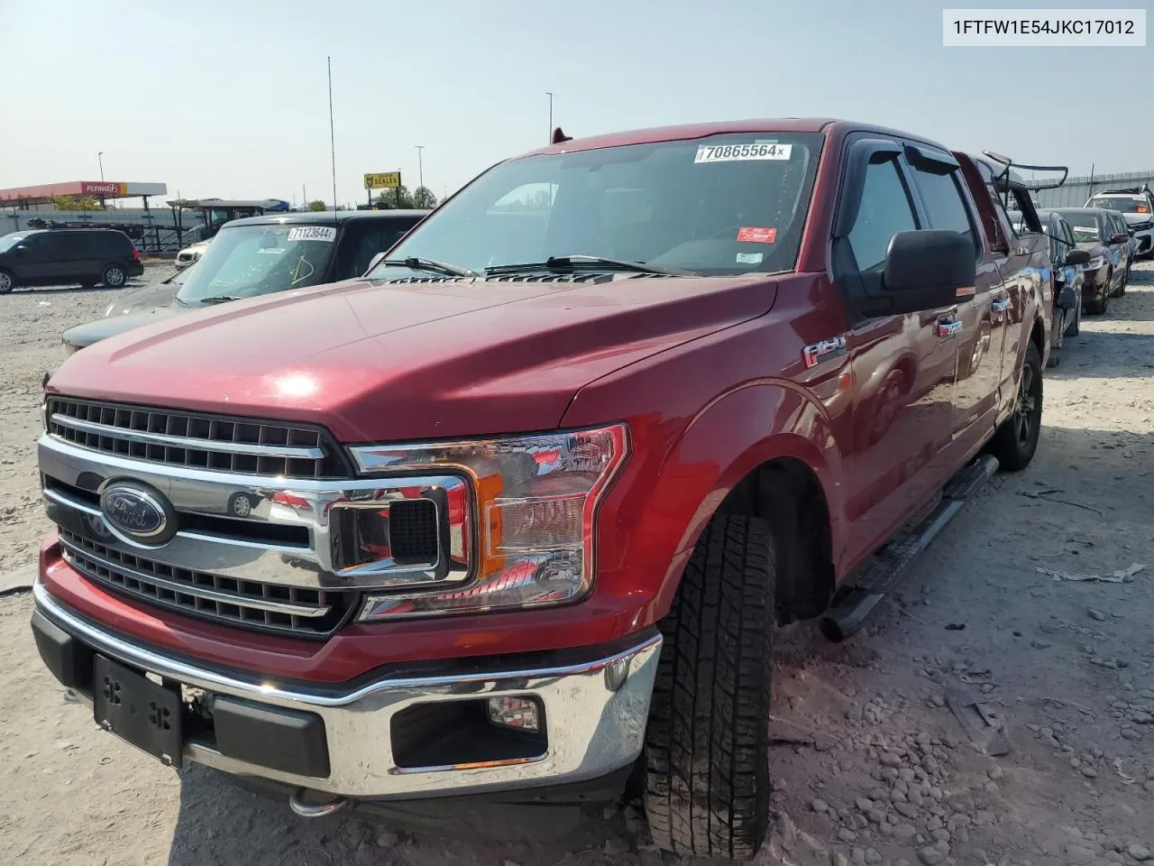 2018 Ford F150 Supercrew VIN: 1FTFW1E54JKC17012 Lot: 70865564