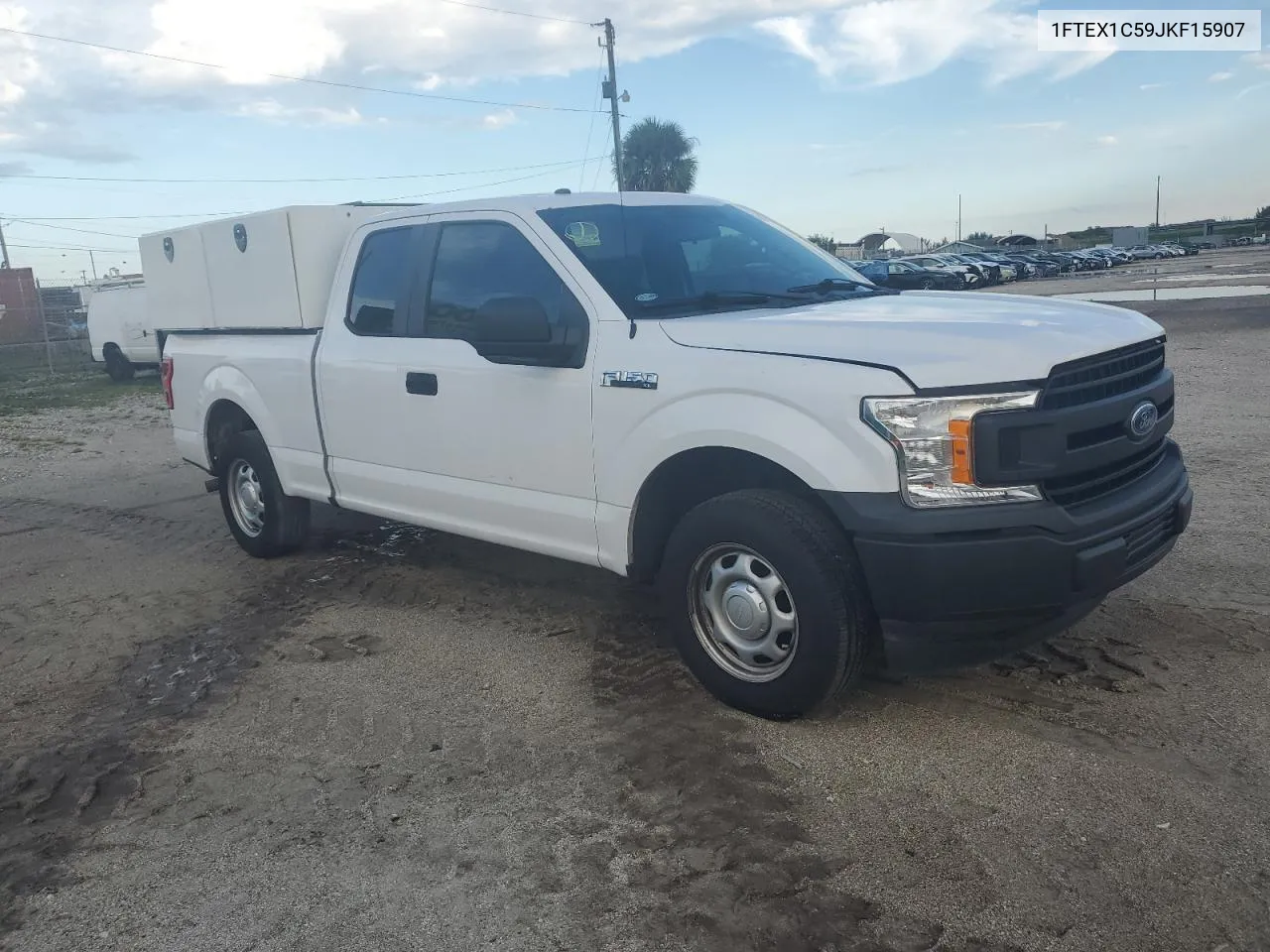 2018 Ford F150 Super Cab VIN: 1FTEX1C59JKF15907 Lot: 70866704